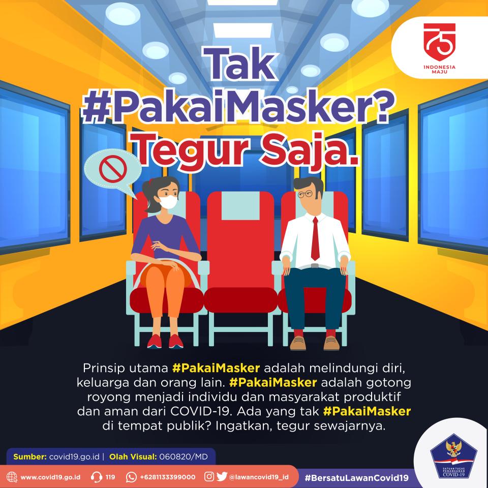 Tak #PakaiMasker ? Tegur...