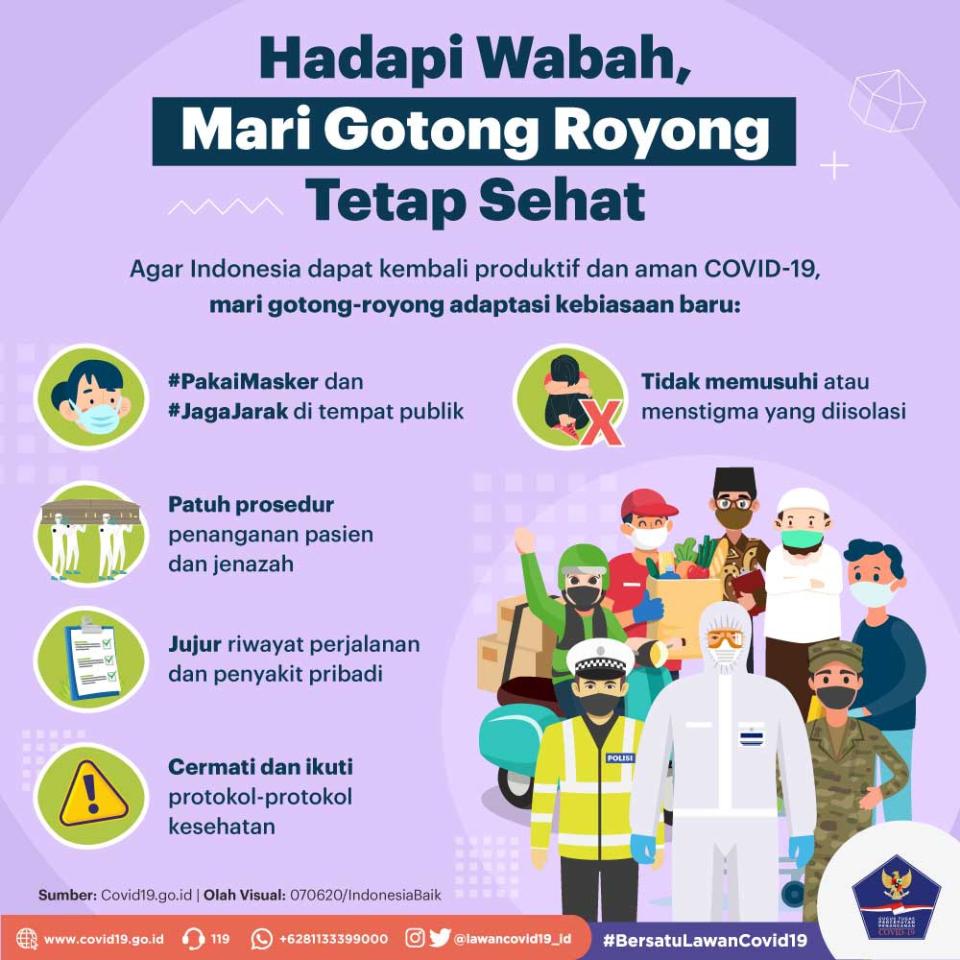 Hadapi Wabah, Mari Gotong...