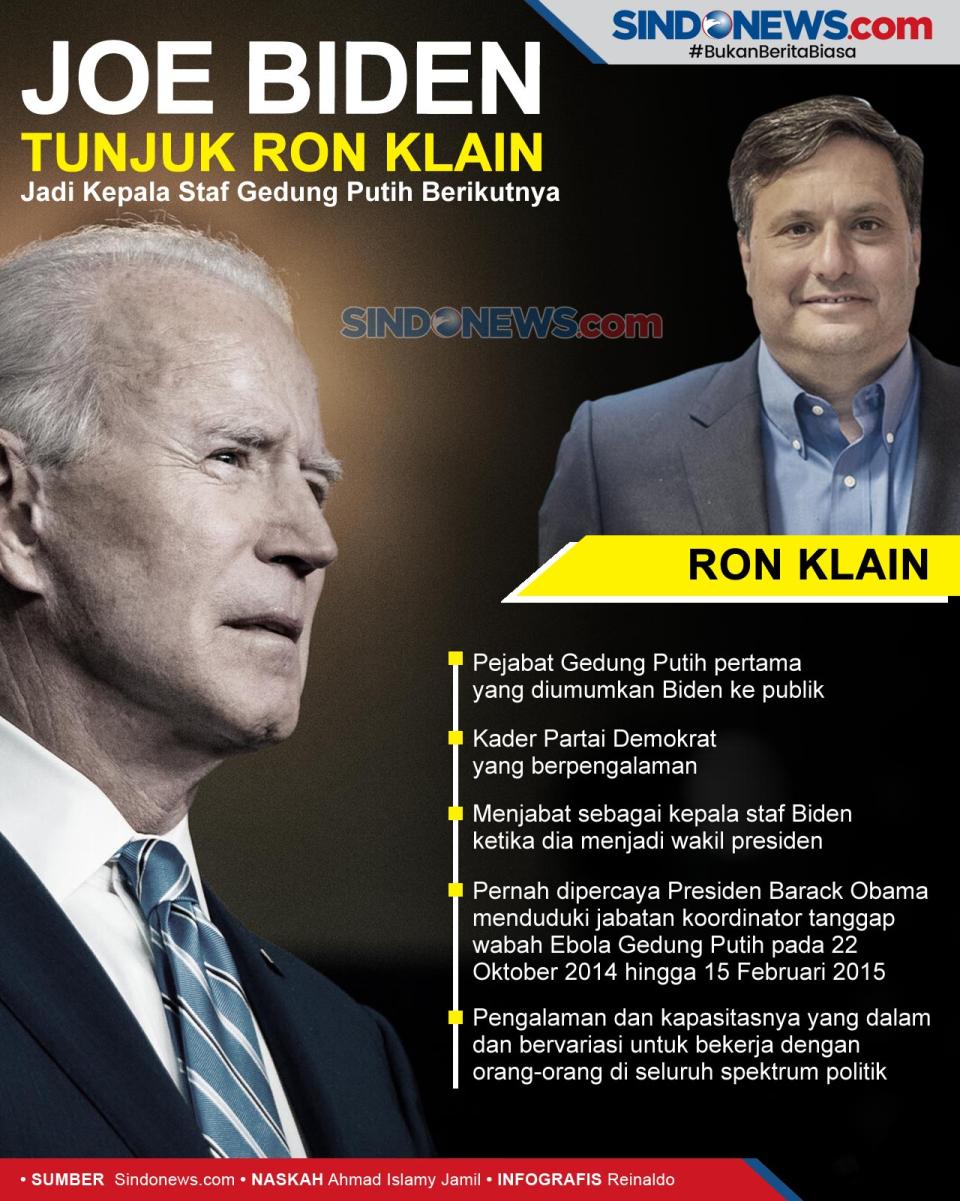 Joe Biden Tunjuk Ron...