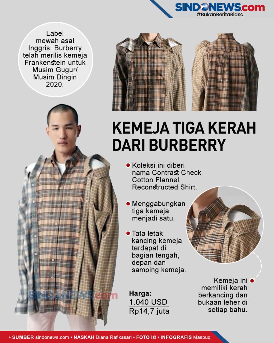 Kemeja Tiga Kerah Seharga...