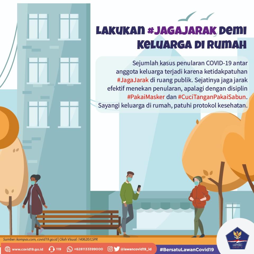 Lakukan #JagaJarak demi...