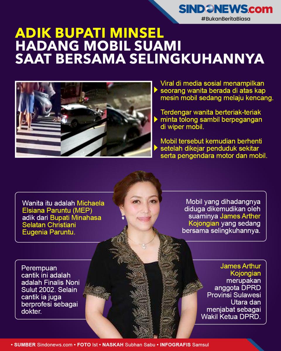 Adik Bupati Minsel Hadang...