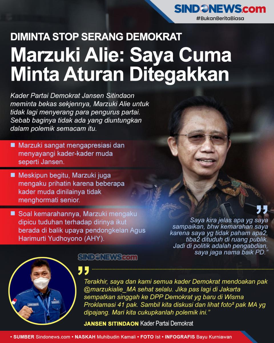 Marzuki Alie: Cuma Minta...