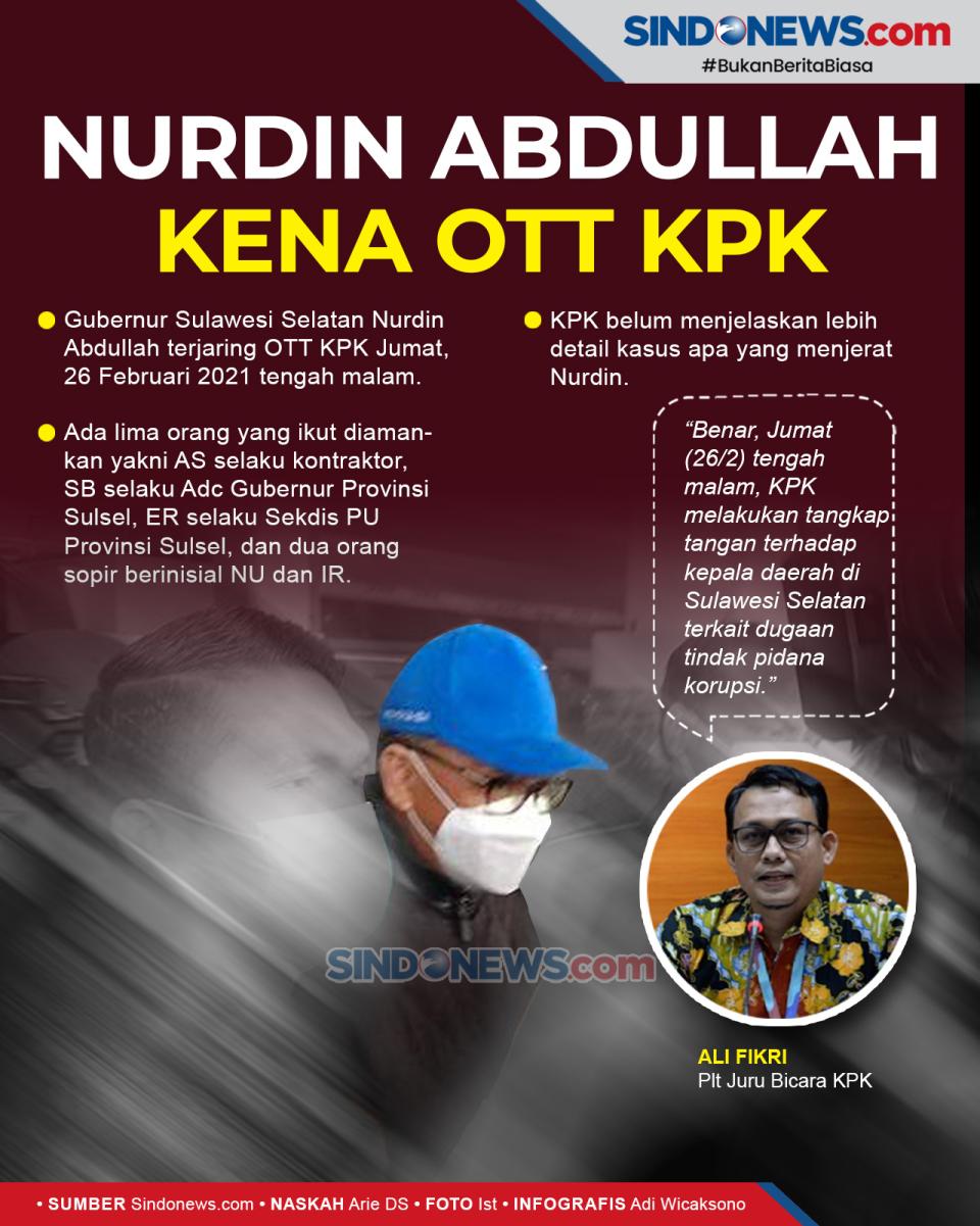 Penampakan Nurdin Abdullah...