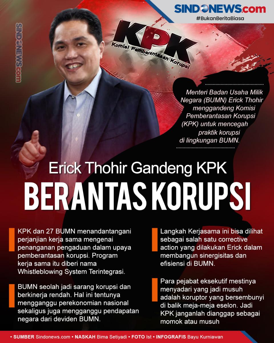 Erick Thohir Gandeng...