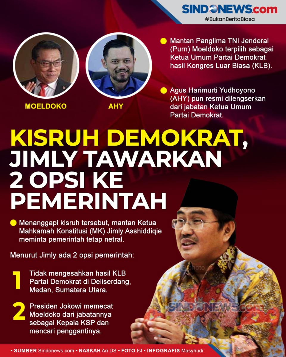 Kisruh Demokrat, Jimly...