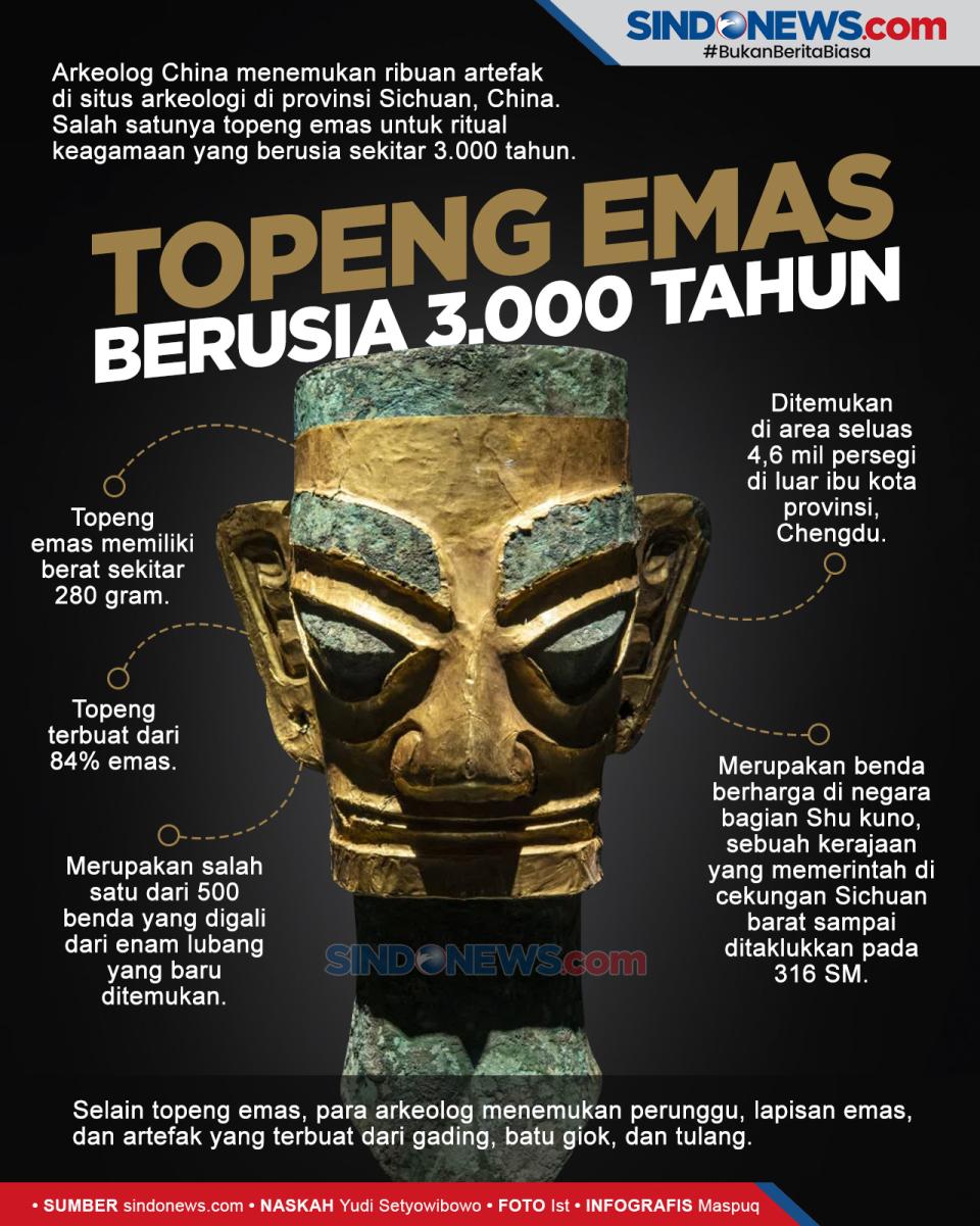 Topeng Emas Berusia...
