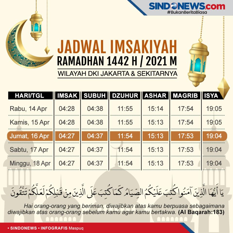 Jadwal Imsakiyah untuk...