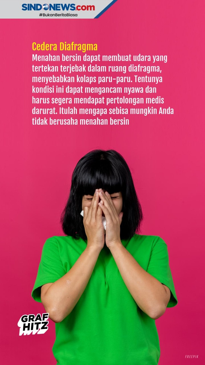 Bahaya Menahan Bersin...