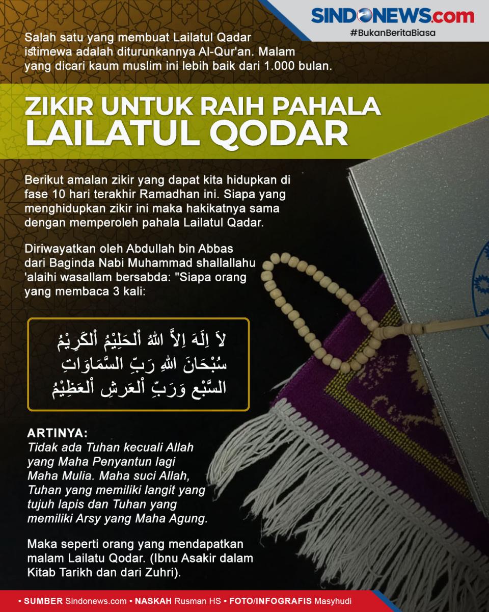 Dibaca 3 Kali Zikir...