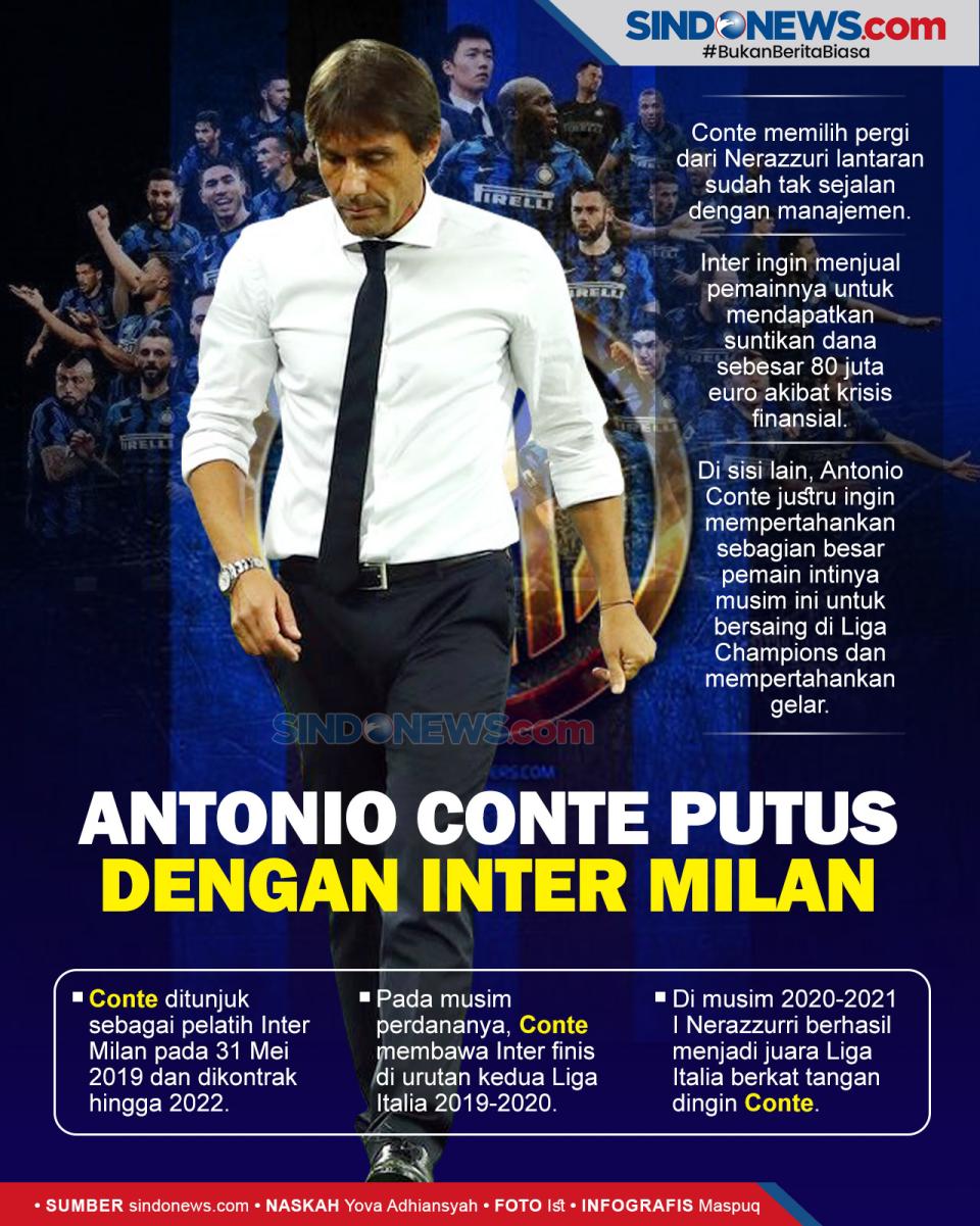 Kecewa, Antonio Conte...