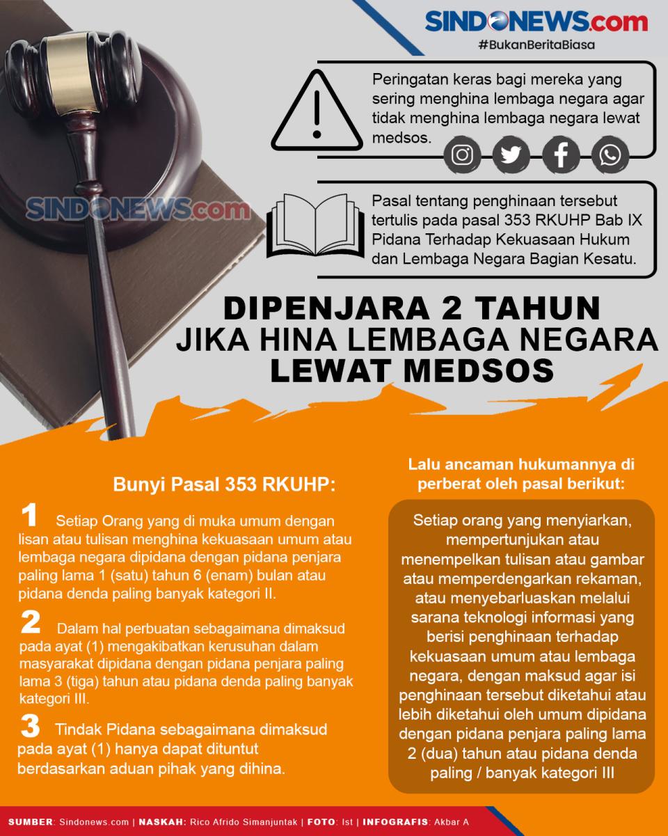 Dipenjara 2 Tahun Jika...