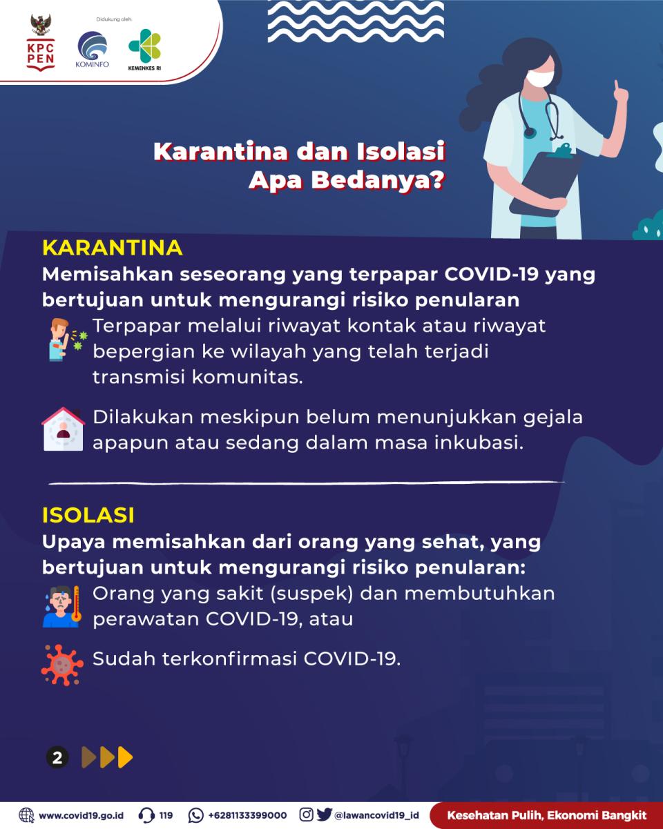 Karantina dan Isolasi...