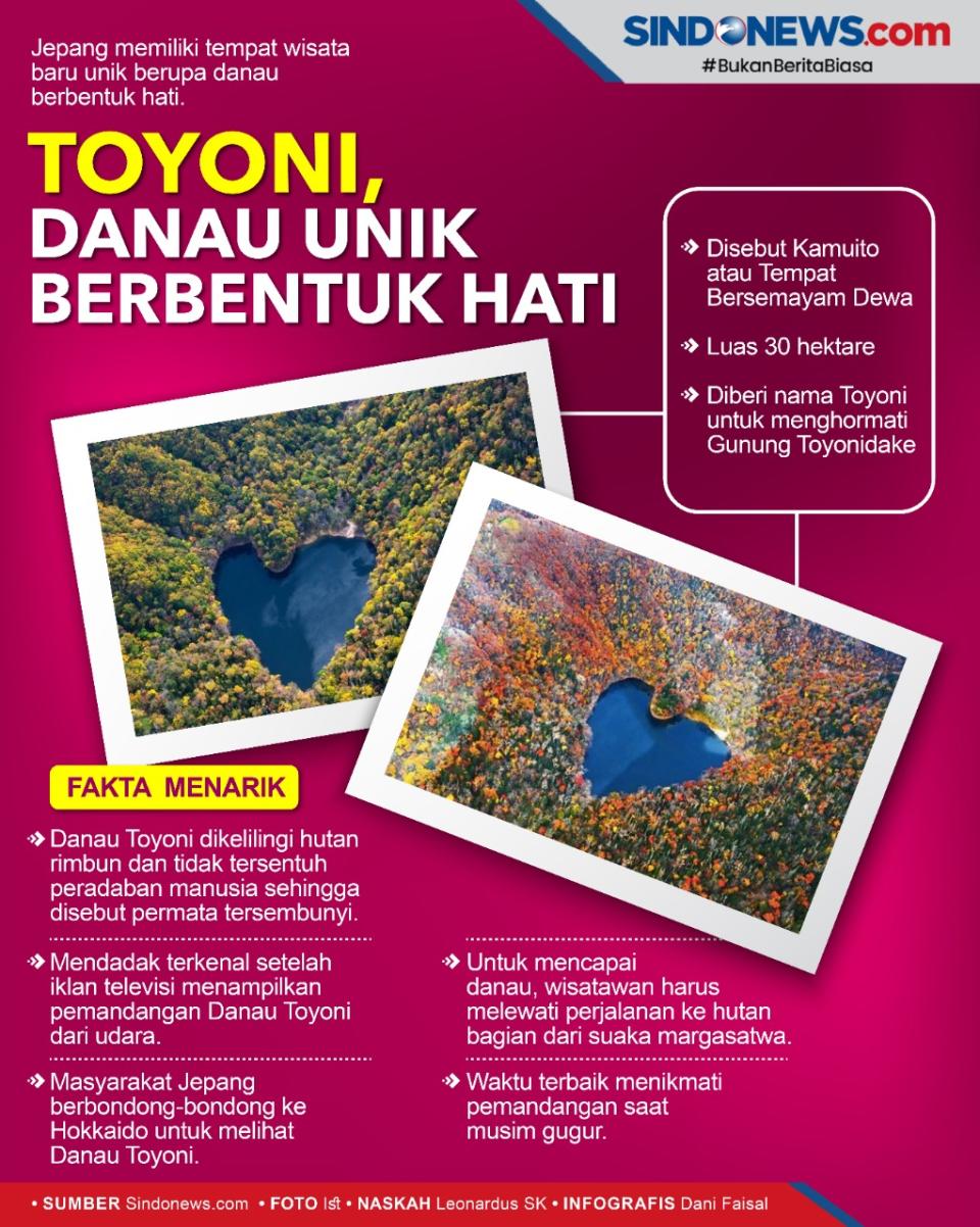 Toyoni, Danau Unik Berbentuk...