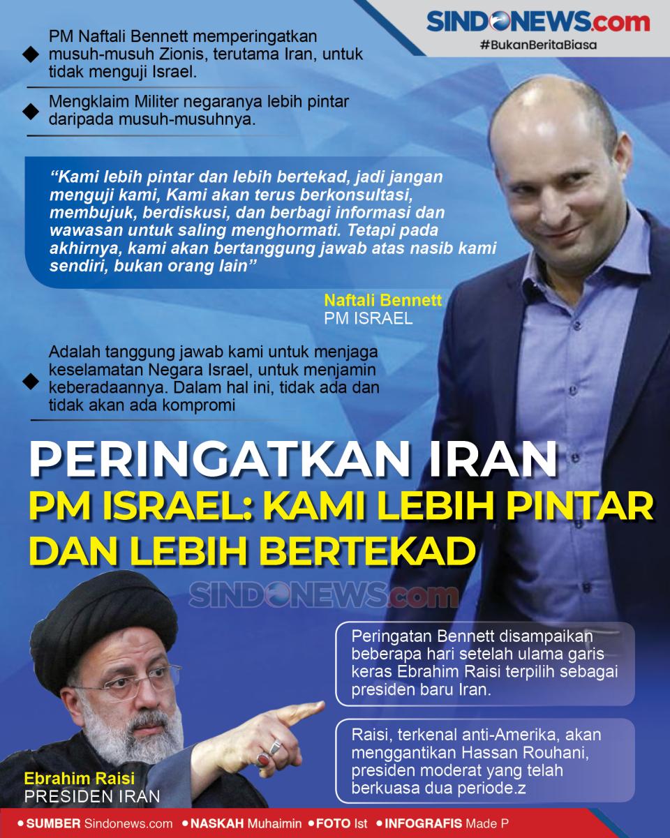 Peringatkan Iran, PM...