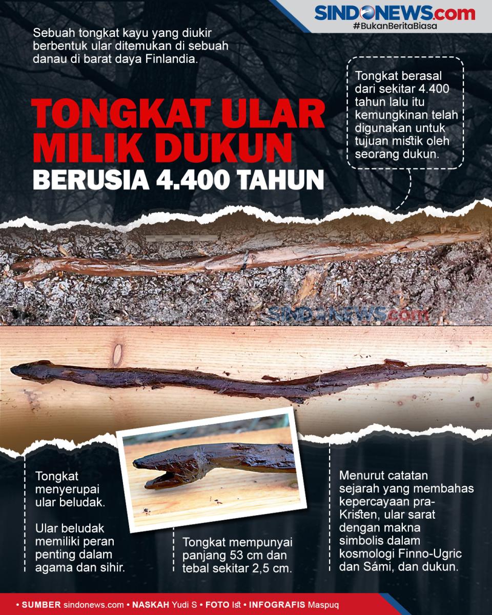 Tongkat Berbentuk Ular...