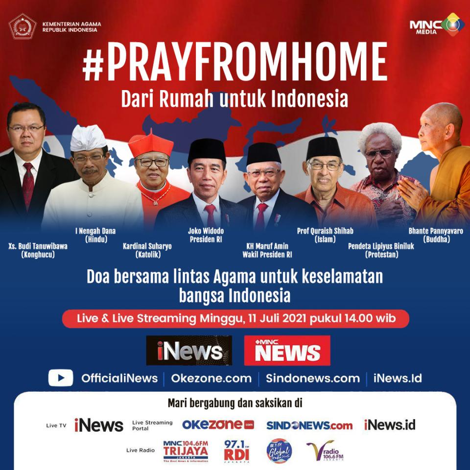 Acara Pray From Home...