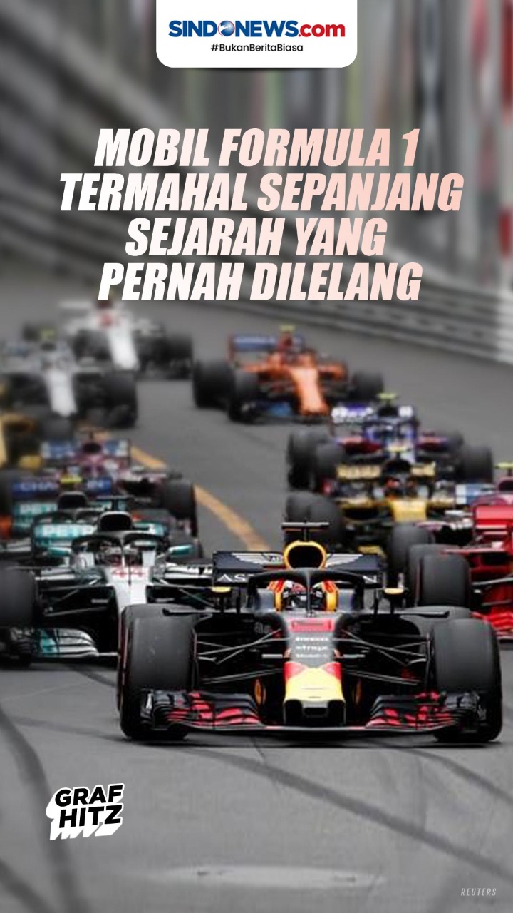 5 Mobil Formula 1 Termahal...