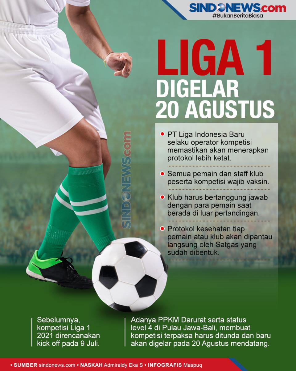 Kompetisi Liga 1 akan...