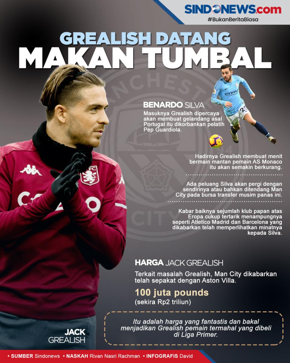 Kehadiran Jack Grealish...