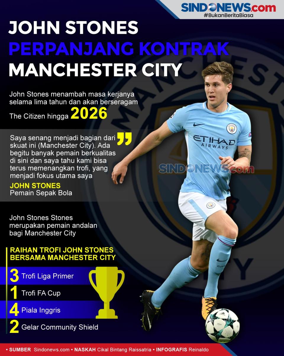 John Stones Perpanjang...