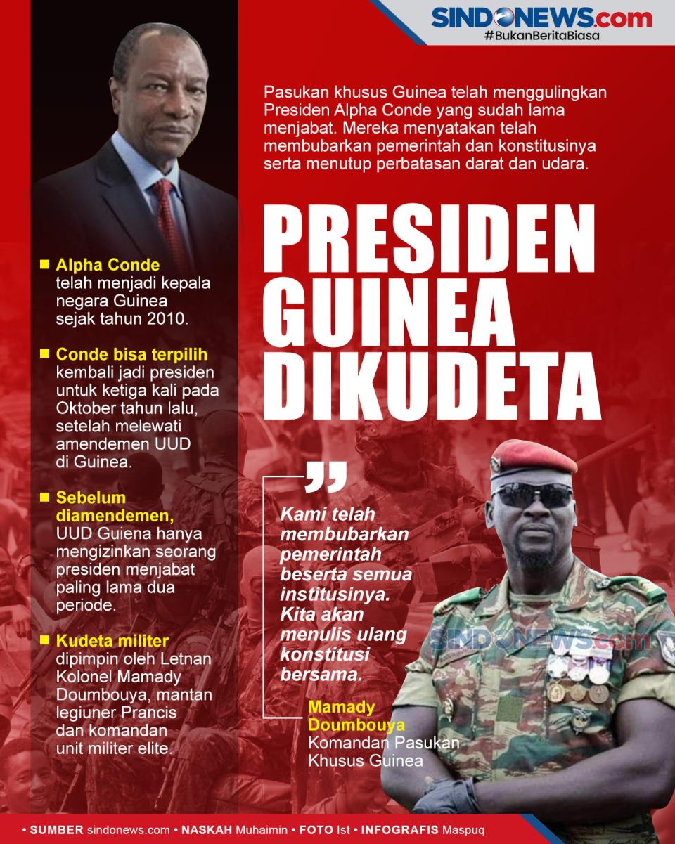 Presiden Guinea Dikudeta...