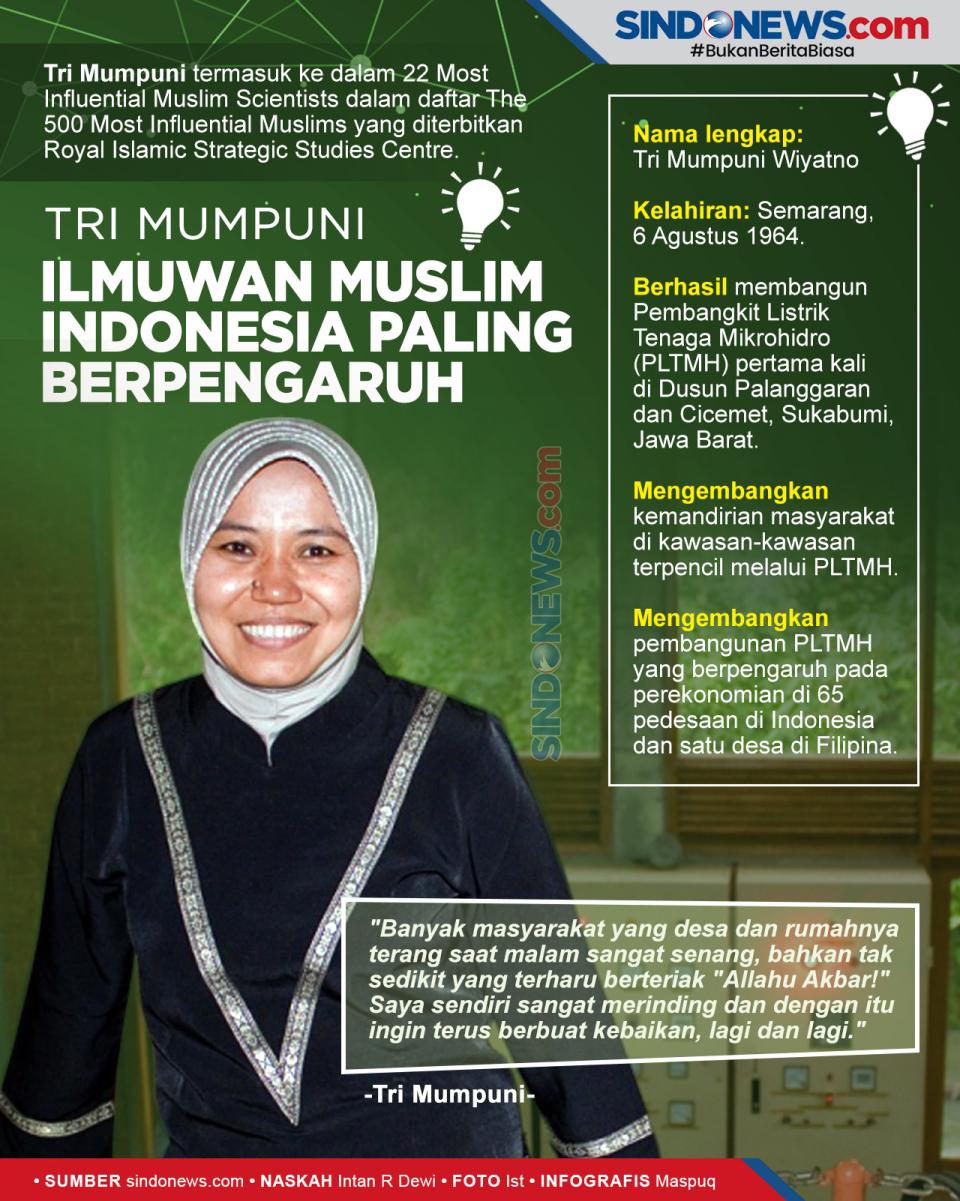 Tri Mumpuni, Ilmuwan...
