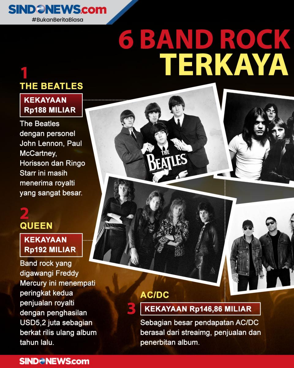 6 Band Rock Legendaris...