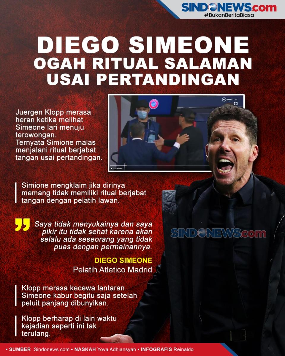 Diego Simeone Ogah Ritual...