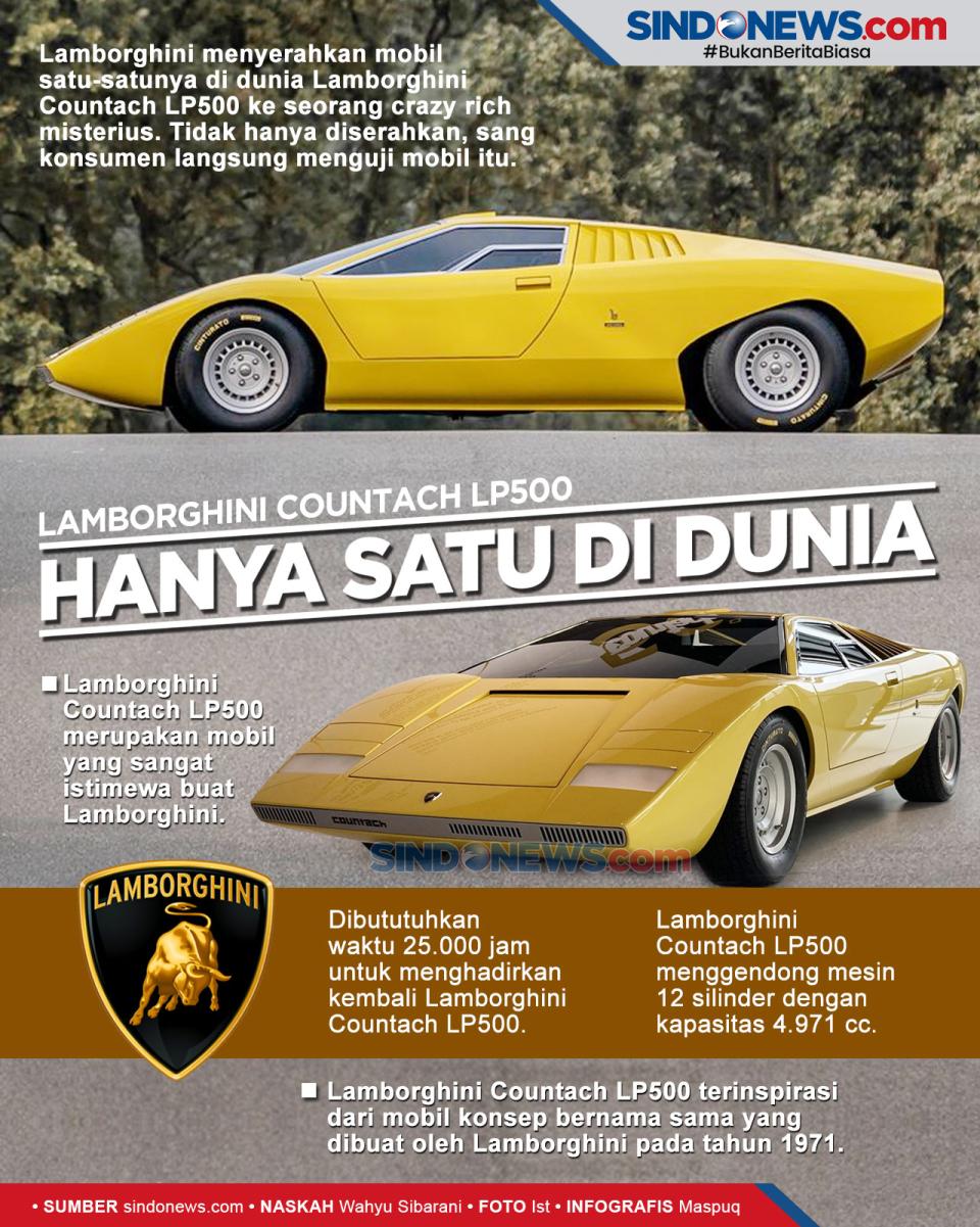 Countach LP500, Satu-satunya...