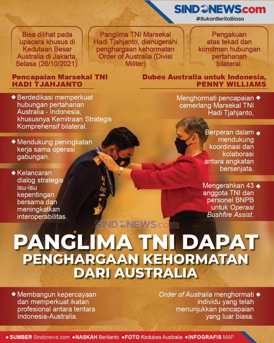 Panglima TNI Dapat Penghargaan...