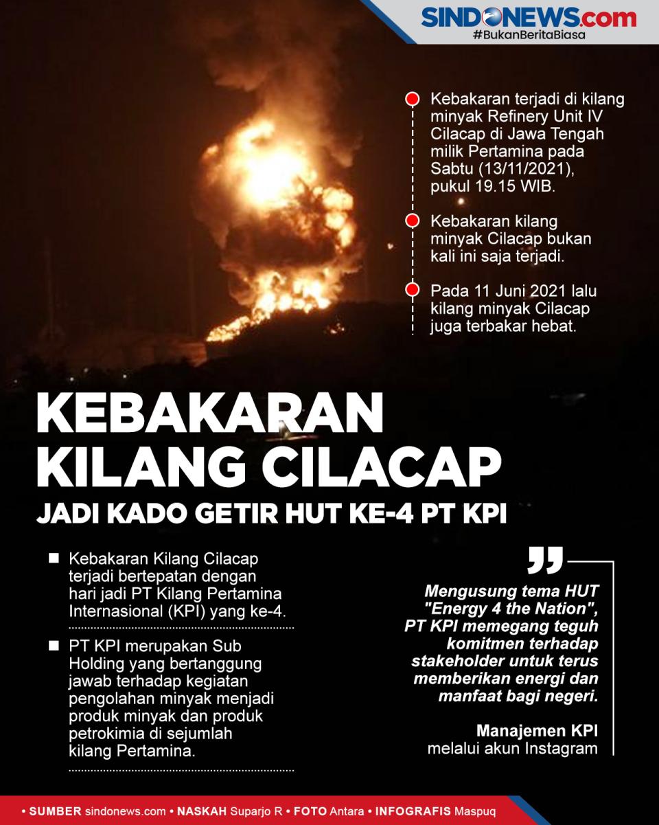 Kebakaran Kilang Cilacap...