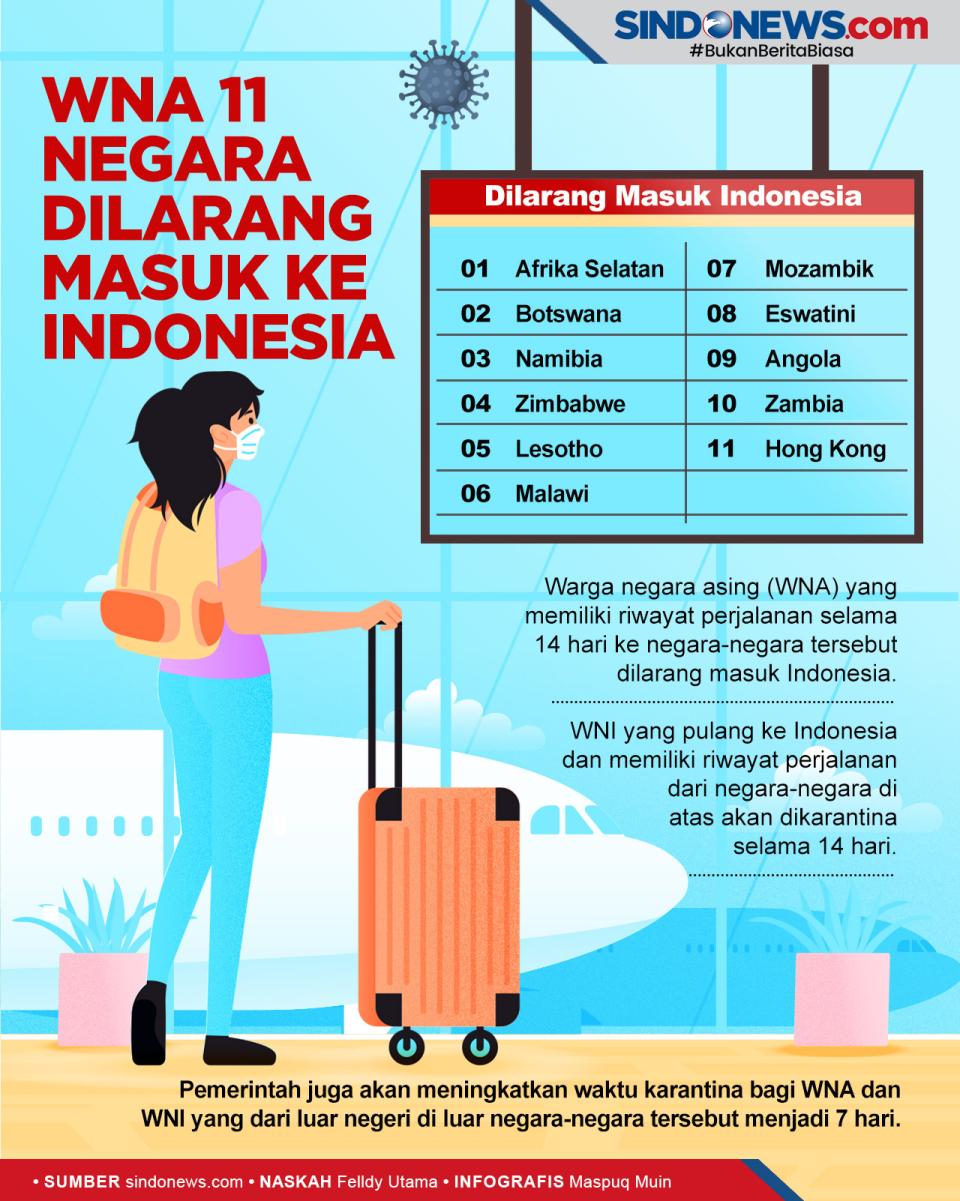 Pemerintah Larang WNA...