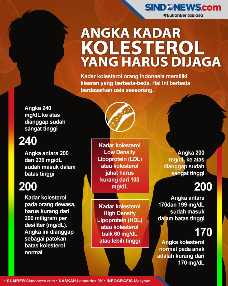 Ini Angka Kadar Kolesterol...