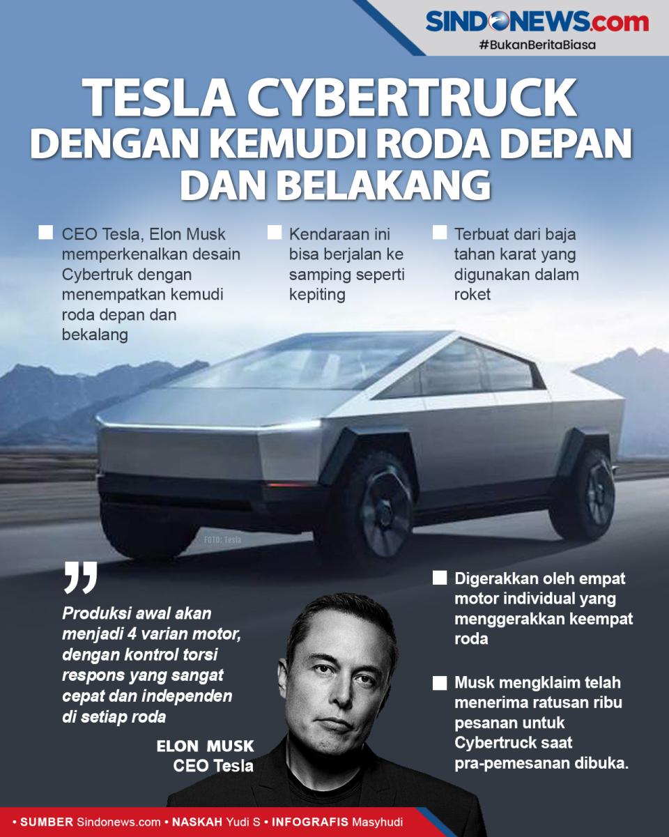 Elon Musk Kenalkan Cybertruck...