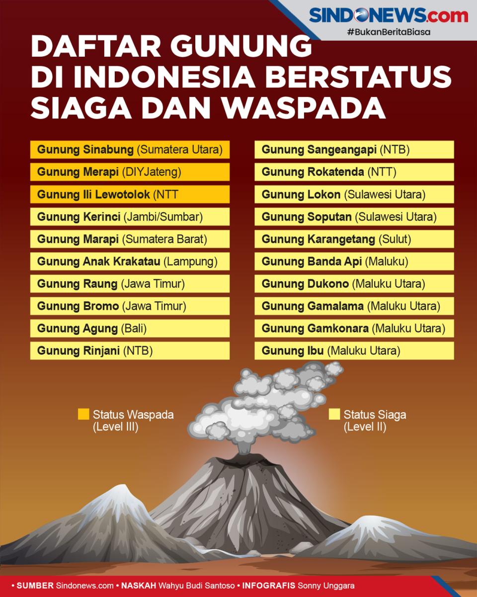 Daftar 20 Gunung di...