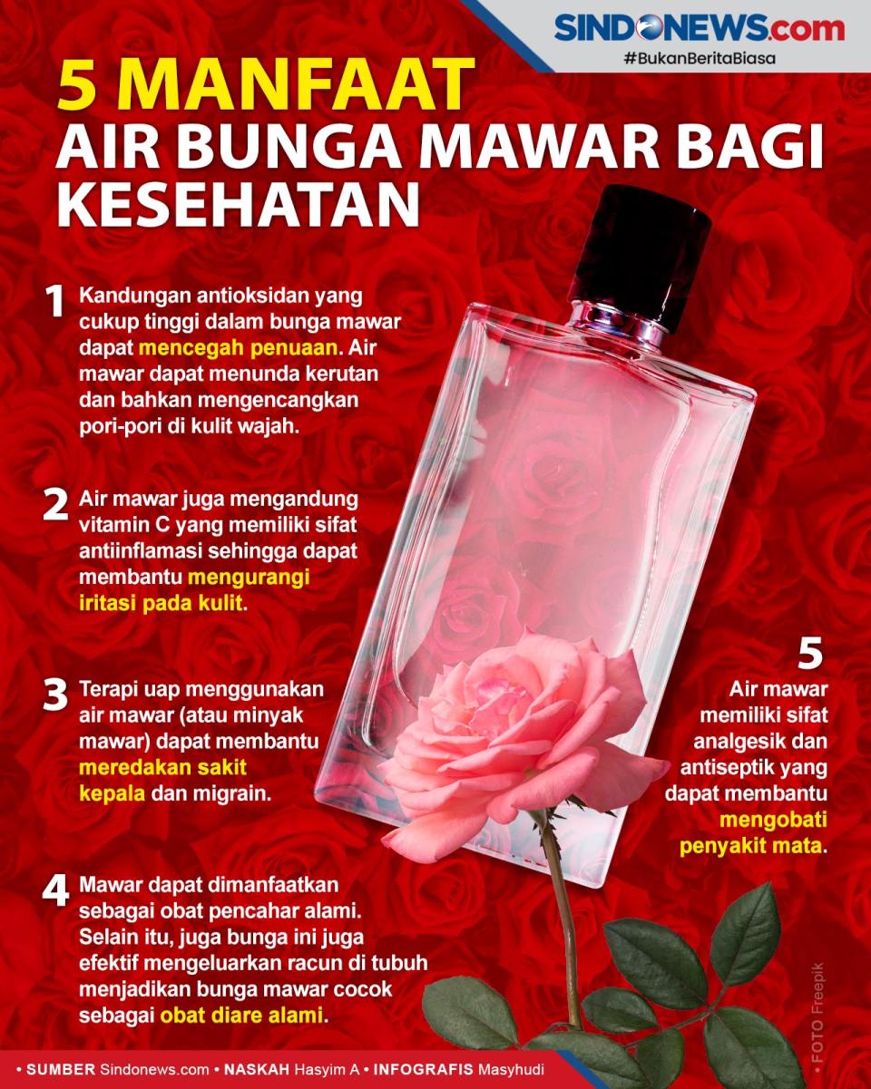 5 Manfaat Air Bunga...