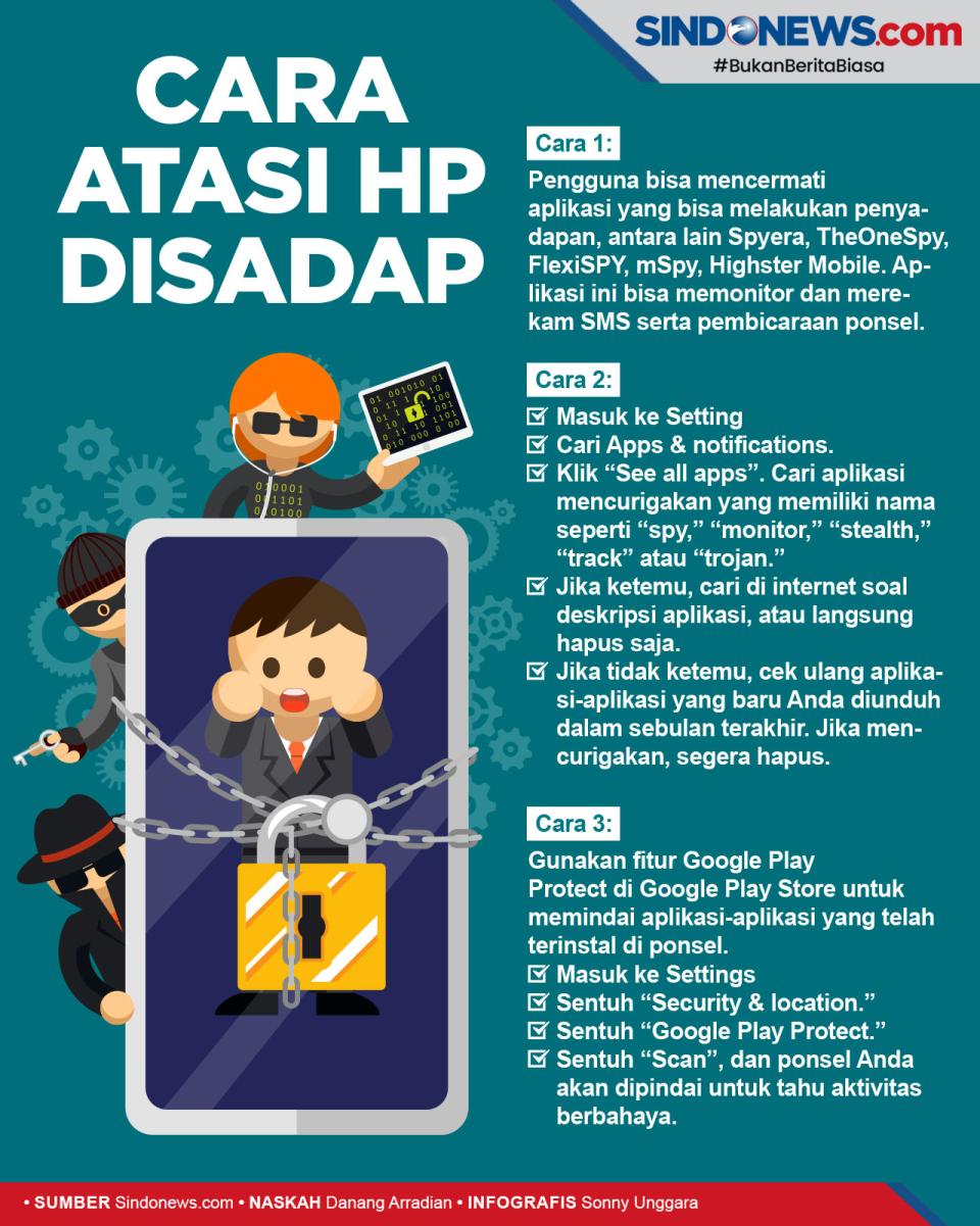 HP Disadap, Lakukan...