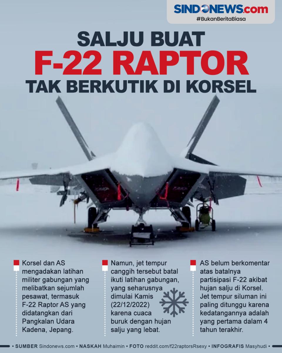 Salju Membuat Jet Tempur...