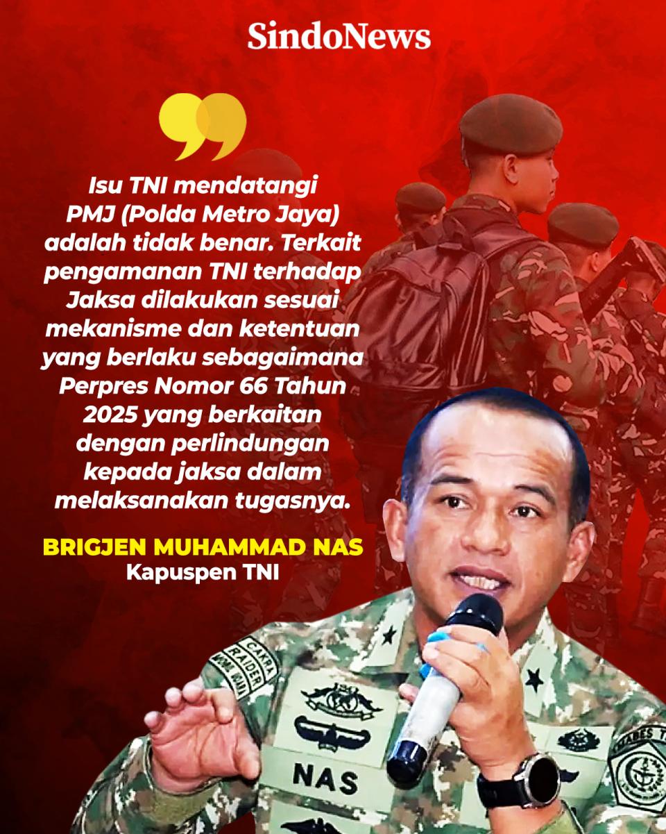 Kapuspen TNI Tegaskan...