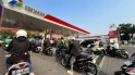 Suasana SPBU di Jakarta...