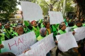 Aksi Ojol Minta Nadiem...
