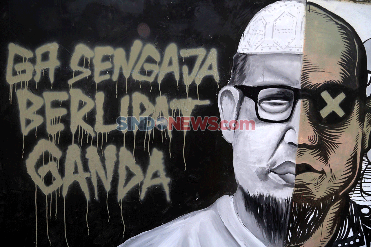 Sarkas Mural Novel Baswedan,...