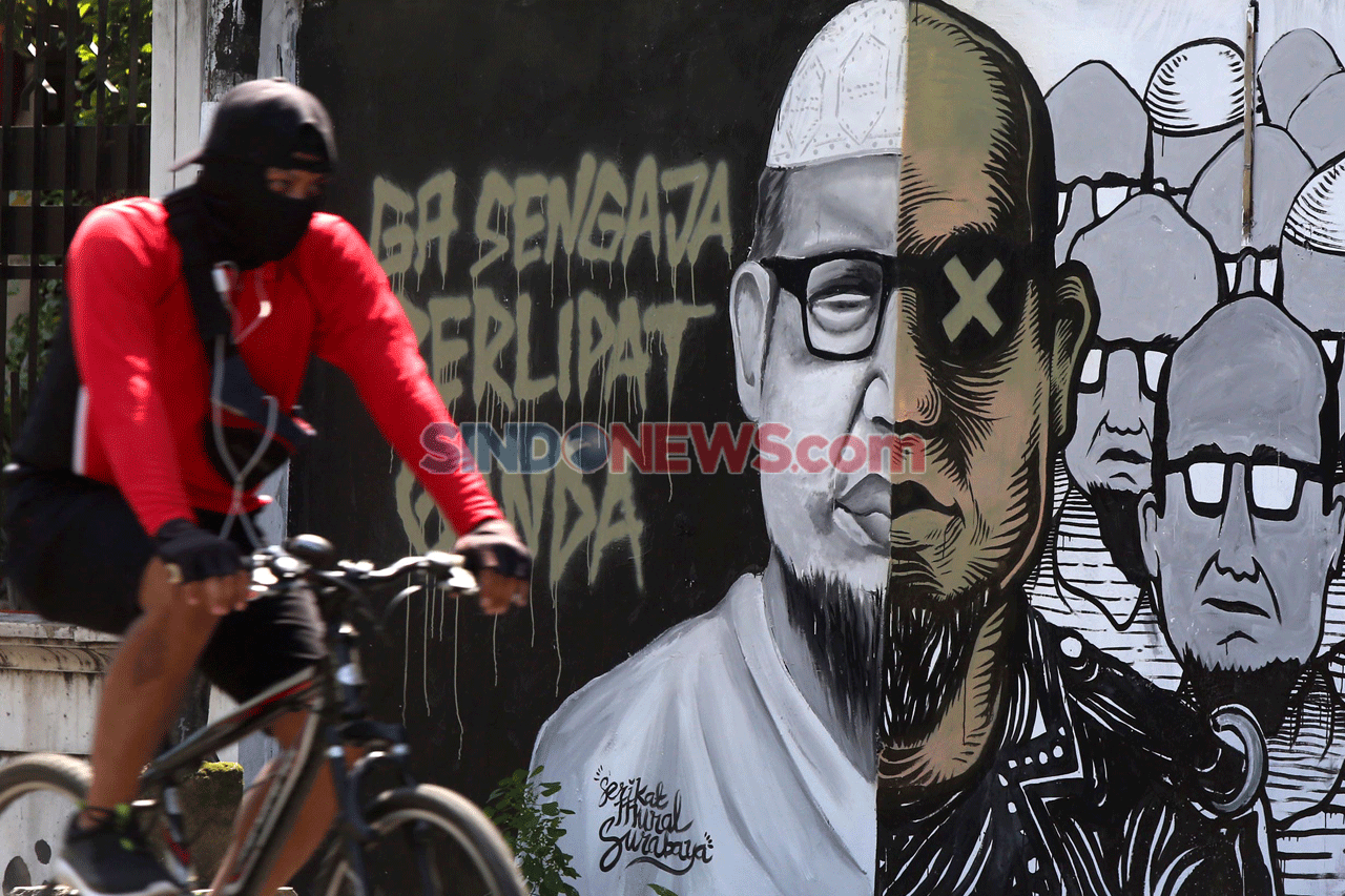 Sarkas Mural Novel Baswedan,...