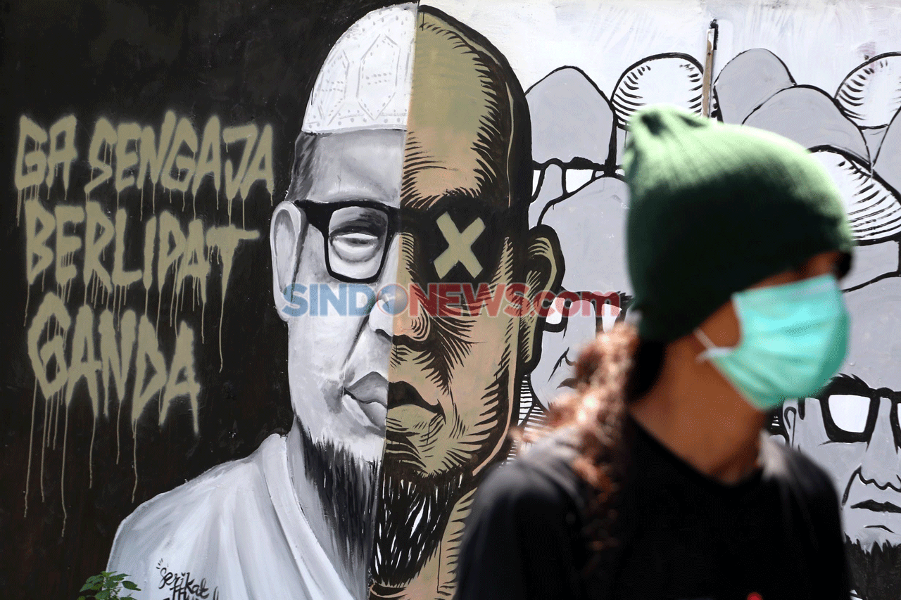 Sarkas Mural Novel Baswedan,...