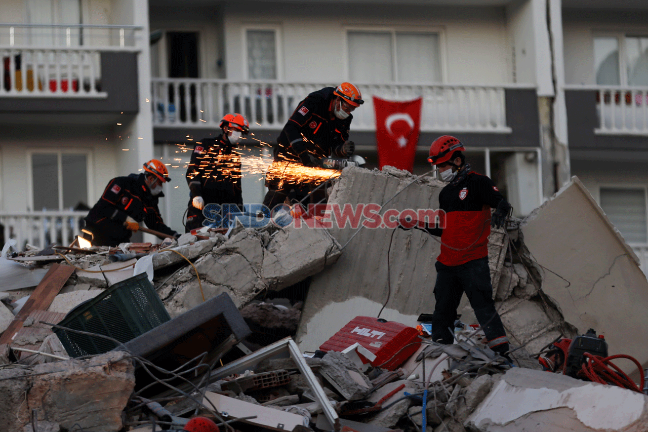 Korban Gempa Turki,...