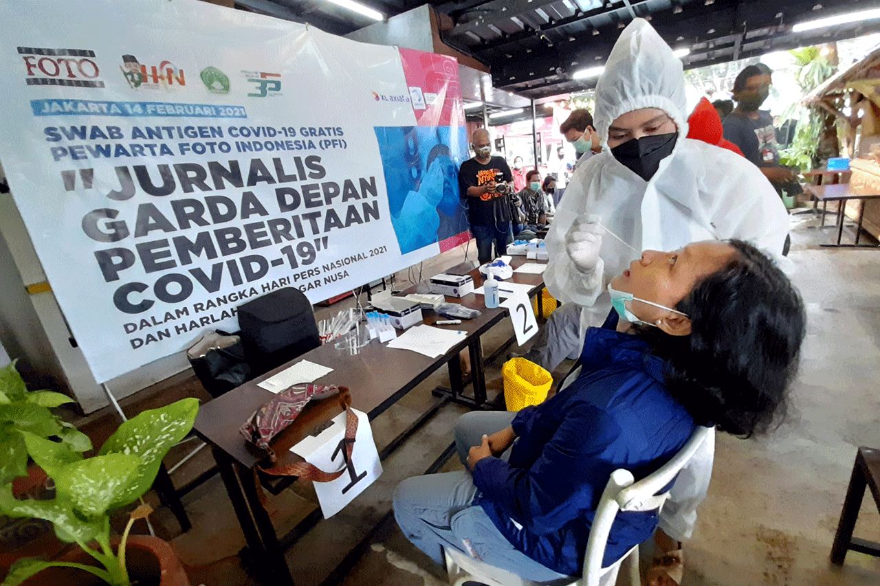 Gelar Tes Usap Covid-19,...