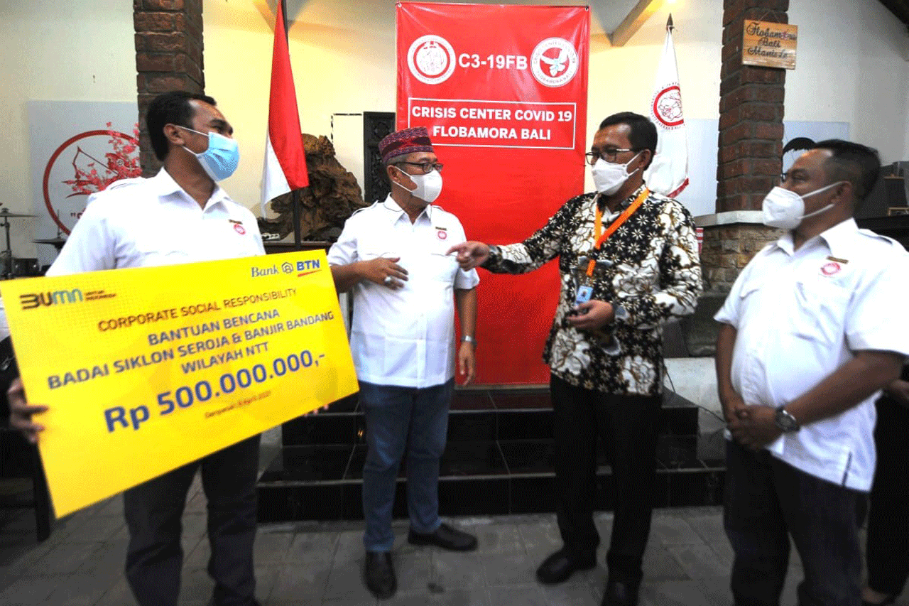 BTN Salurkan Bantuan...