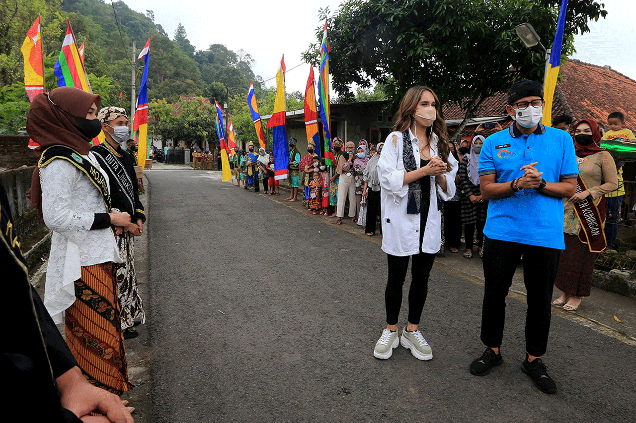 Keseruan Sandiaga Uno...