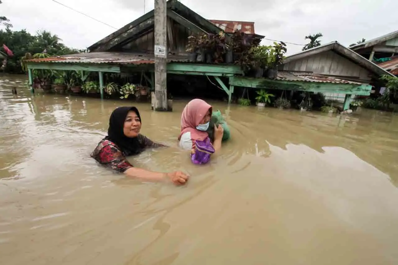 Banjir Landa Kota Lhoksukon...